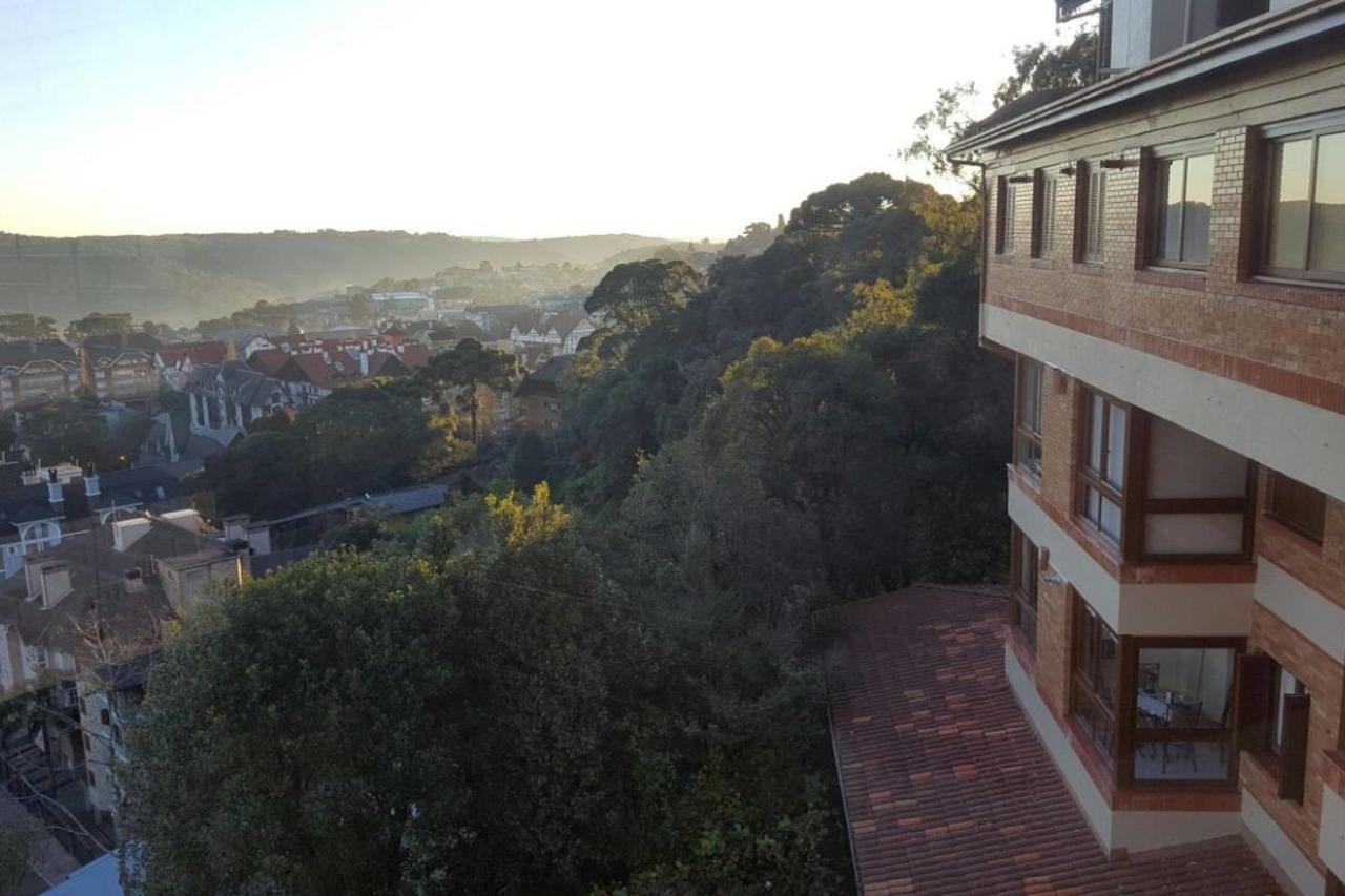 Belo Apartamento E Completo No Centro Com Vista Gramado Exteriör bild